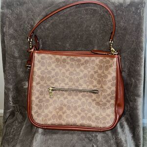 Coach Leather Vintage Leather Purse gold brown